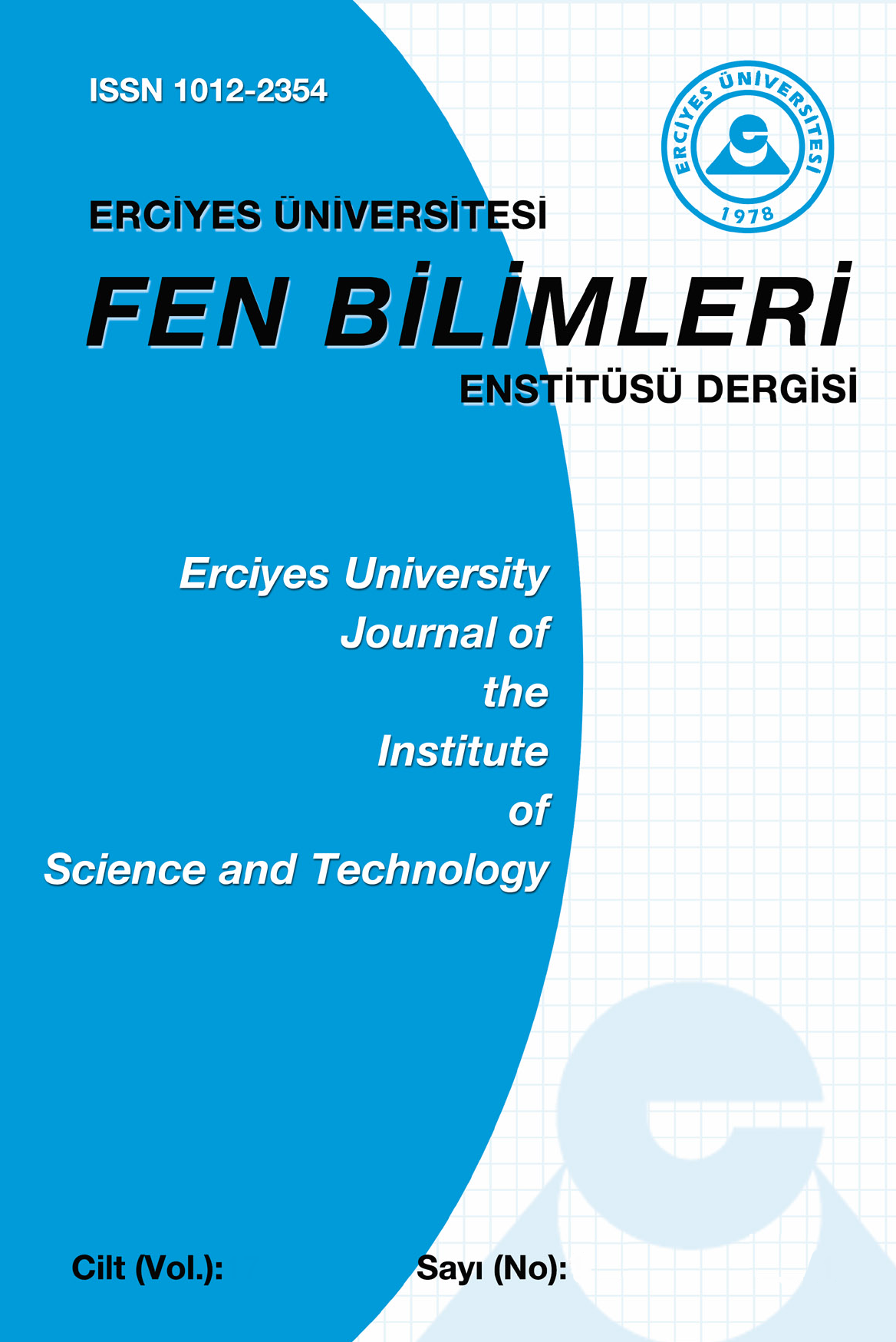 Erciyes Üniversitesi Fen Bilimleri Enstitüsü Fen Bilimleri Dergisi